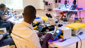 alumnis projet smart repair à Guiglo